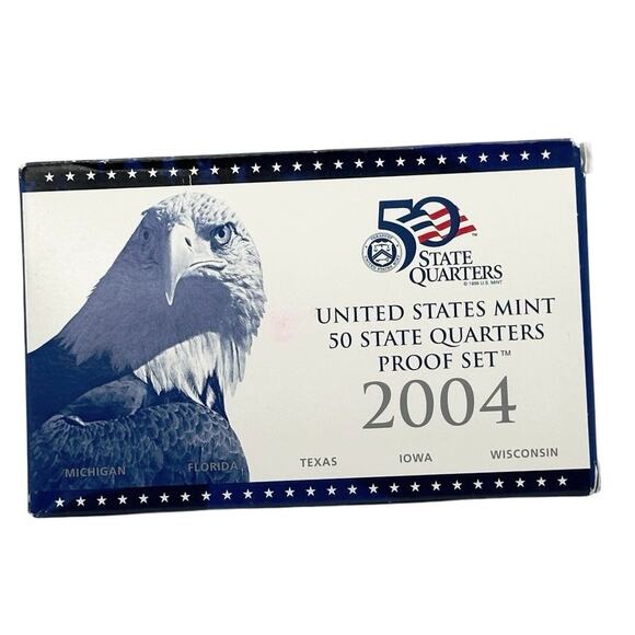 2004 US Mint State Quarters Proof Set Holiday Heritage Collection - Picture 4 of 8